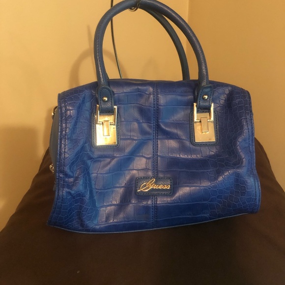 Guess blue hand bag - Picture 2 of 7